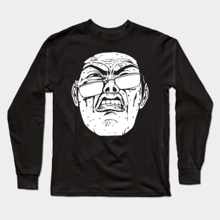 GTO Faces collection - 3 - Vice Principal Hiroshi Uchiyamada - Angry Long Sleeve T-Shirt